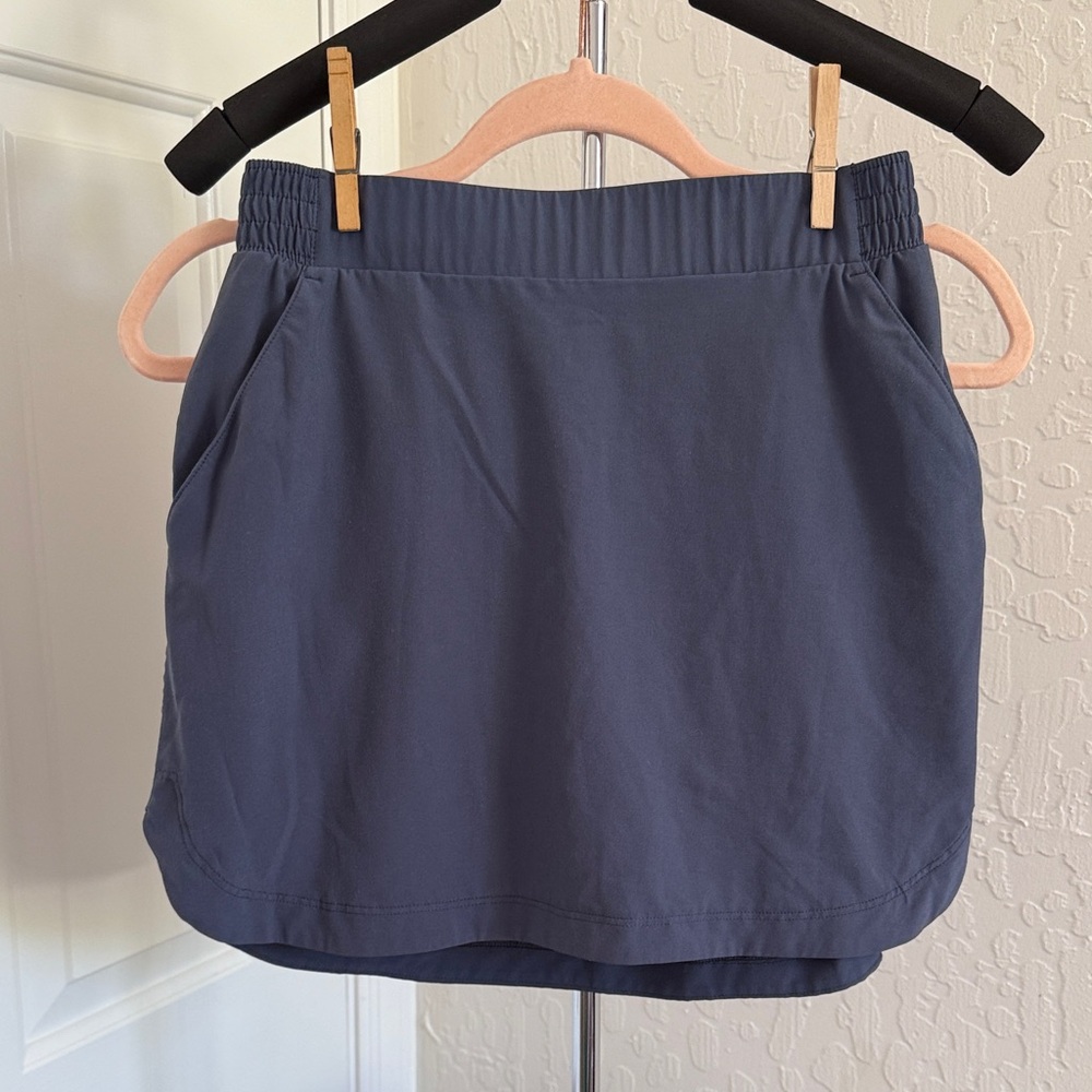 CALIA by Carrie Underwood Slate Blue Mini Skirt